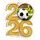 Acrylmedaille MDA2026M05 | Fußball