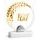 Skleněná trofej CR242075M05 | Golf