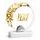 Skleněná trofej CR242075M25 | Zima