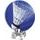 Sklenená trofej CR4043M22 | Badminton