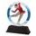 Akrylátová trofej CBCUS001M10 | Krasobruslení
