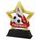 Acryltrophäe STAR001M01 | Fußball