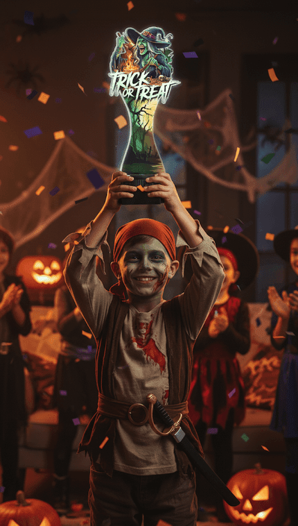 halloween klub drží cenu za nejlepší kostým