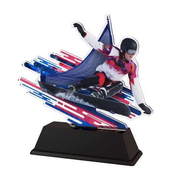 Akrylátová trofej FAZ001M3 | Snowboard