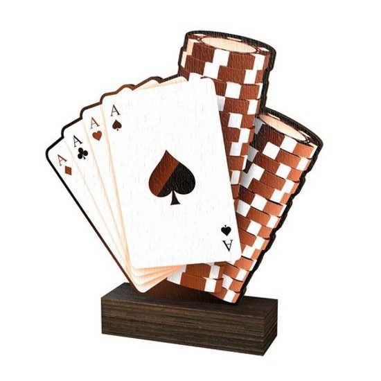 Holztafel WF137 | Kartenspiele