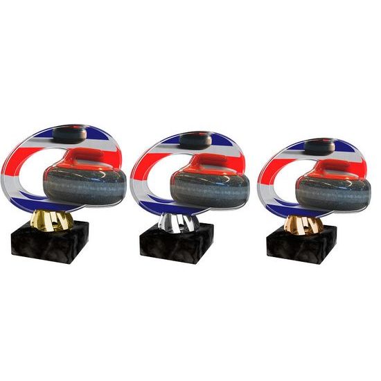 Akrylátová trofej ACL2102M27 | Curling