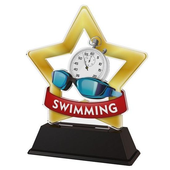 Acryltrophäe STAR001M14 | Schwimmen