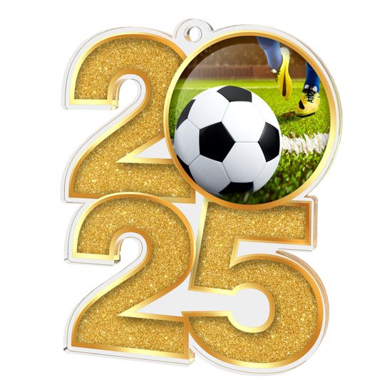 Akrylátová medaile MDA2025M05 | Fotbal
