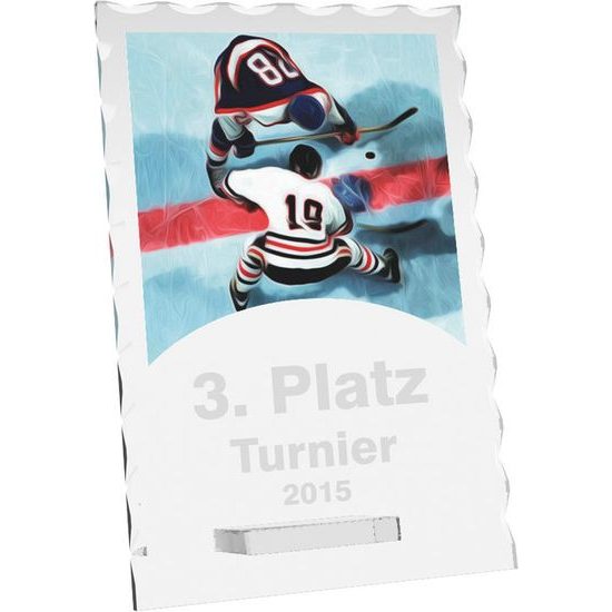 Skleněná trofej CR4244M5 | Hokej