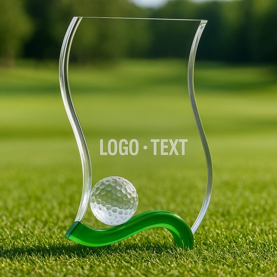 Sklenená trofej CR5054 | Golf