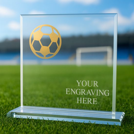 Skleněná trofej CRM20241M22 | Fotbal