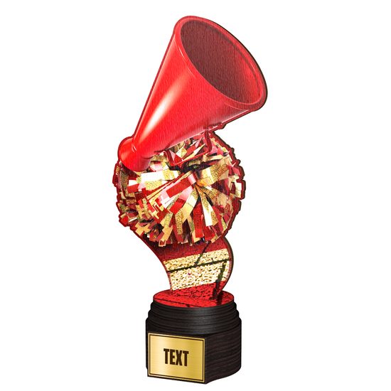 Dřevěná trofej ACTCW048 | Roztleskávačky