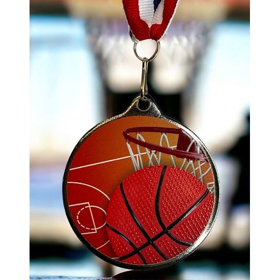 Kovová medaile MDLMAXM03 | Basketball