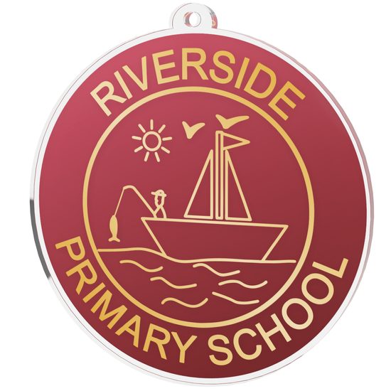 Zakázková medaile - MDA - 3mm (průhledný akryl)