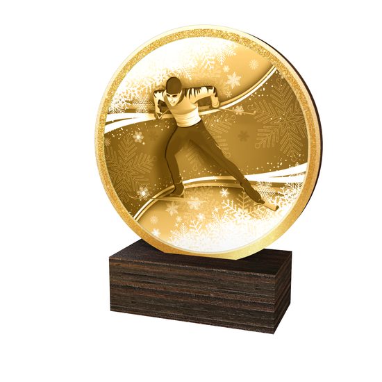 Dřevěná plaketa TFRW790 | Běžky