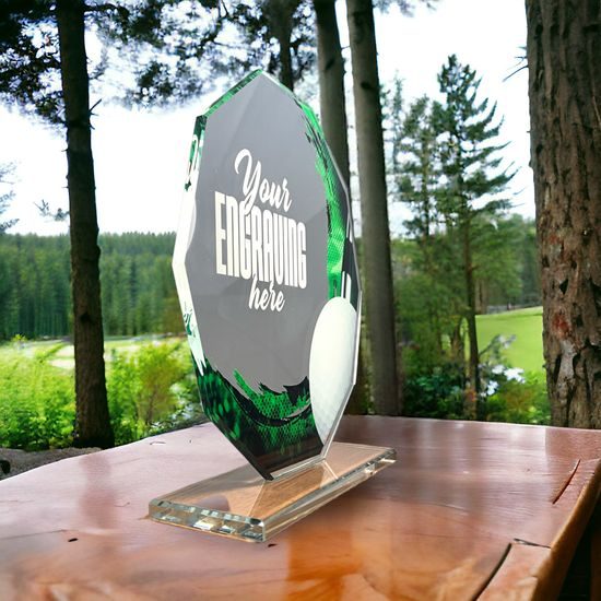 Skleněná trofej CR2024301M02 | Golf