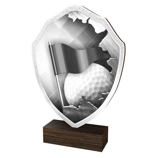 Dřevěná plaketa TFRW346 | Golf
