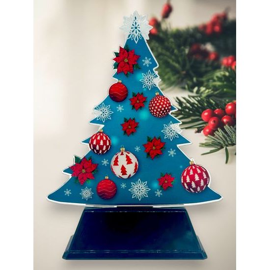 Akrylátová trofej AKEKCVA03 | Vánoce