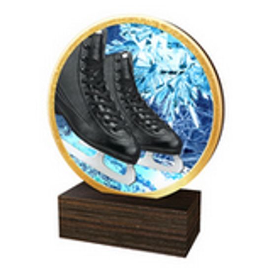 Holztafel TFRW698 | Eiskunstlauf