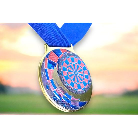 Kovová medaile MDLMIDM32 | Šipky