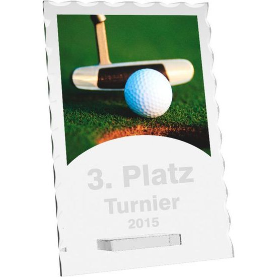 Glastrophäe CR4244M10 | Golf