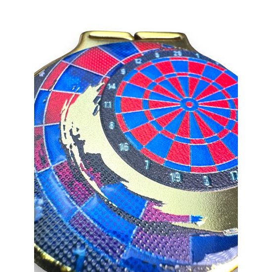 Kovová medaile MDLMIDM32 | Šipky