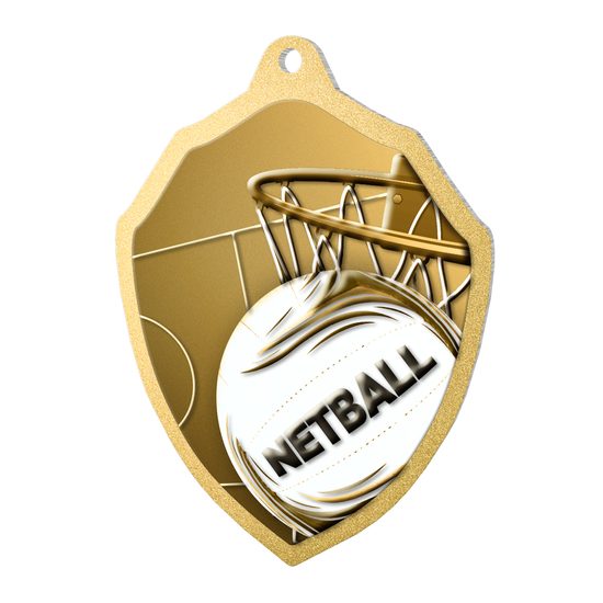 Kovová medaile MDMR02M17 | Netball