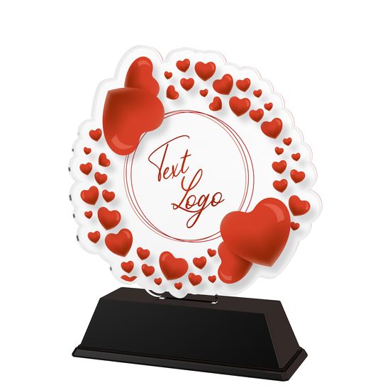 Akrylátová trofej FA200M53 | Valentýn
