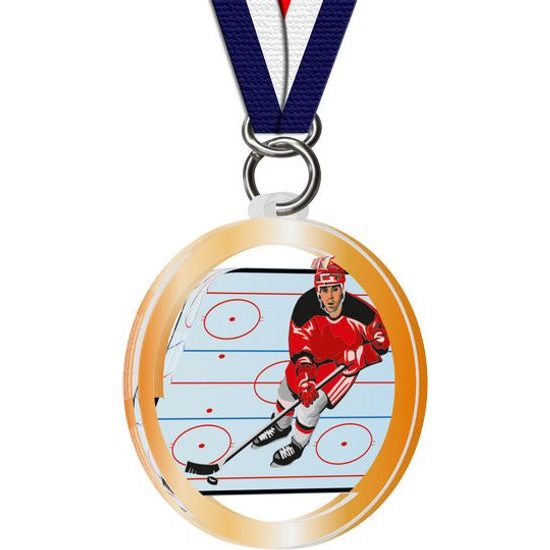 Acrylmedaille MDAH0002M3 | Eishockey