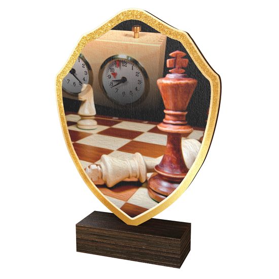 Dřevěná plaketa TFRW392 | Šachy