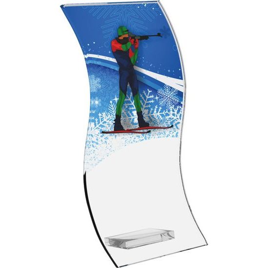 Skleněná trofej CRS4142M22 | Biatlon