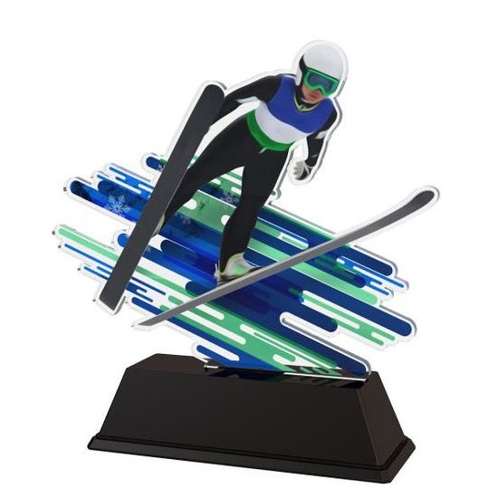Acryltrophäe FAZ001M5 | Skispringen