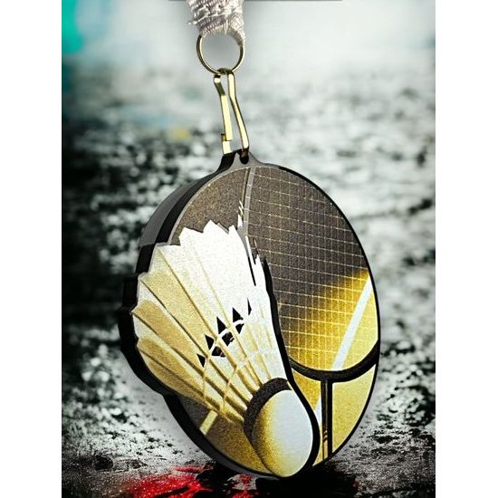 Akrylátová medaile MDARBL M07 | Badminton