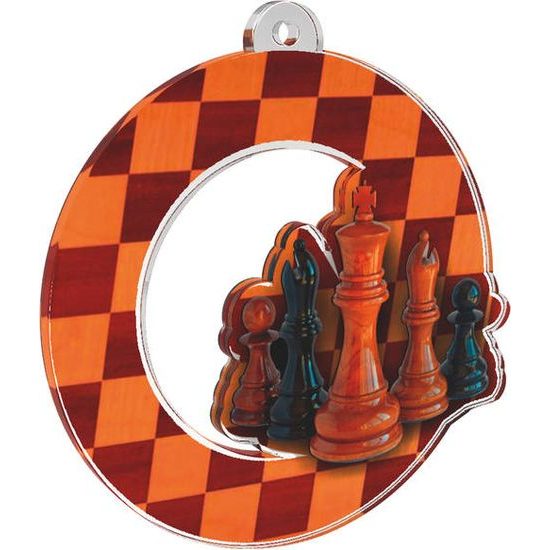 Acrylmedaille MDA0010M33 | Schach