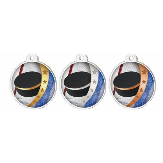 Akrylátová medaile MDA0030M06 | Hokej