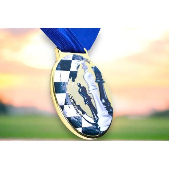 Kovová medaile MDLMIDM33 | Šachy