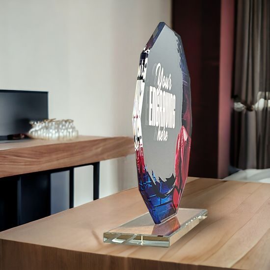 Skleněná trofej CR2024301M12 | Bojová umění
