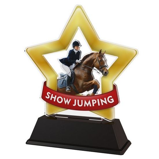 Akrylátová trofej STAR001M33 | Jazdectvo