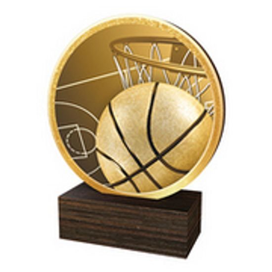 Dřevěná plaketa TFRW510 | Basketball