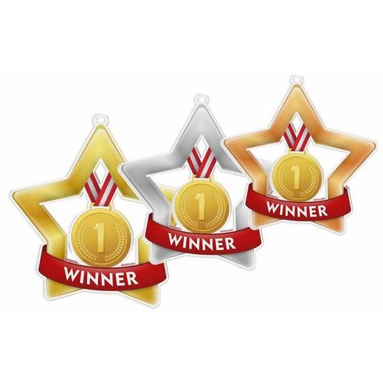 Akrylátová medaile MDASTARM46 | Čísla