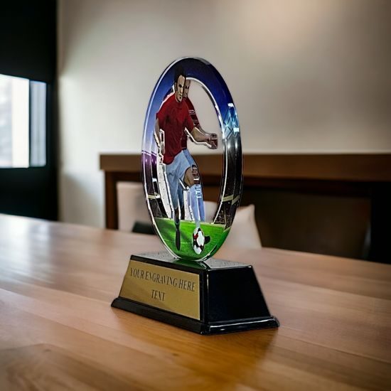 Akrylátová trofej CBCUF001M2 | Fotbal