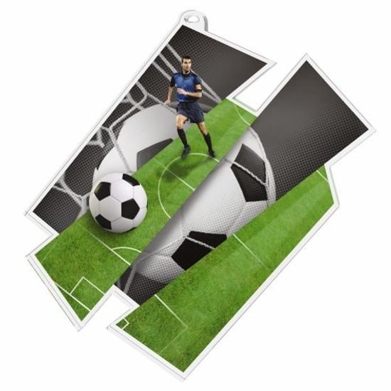 Acrylmedaille MDAZ0011M1 | Fußball
