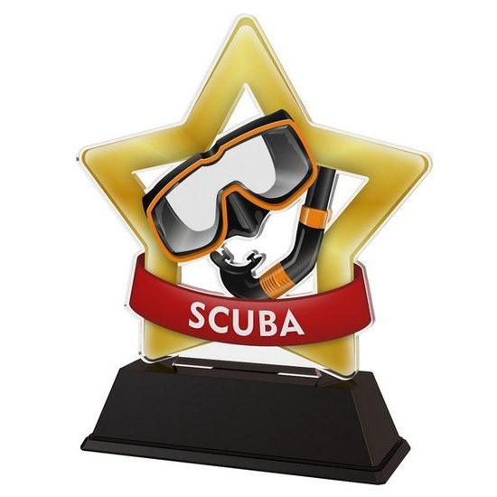 Akrylátová trofej STAR001M22 | Vodné športy