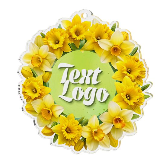 Akrylátová medaile MDA0026 | Květinová