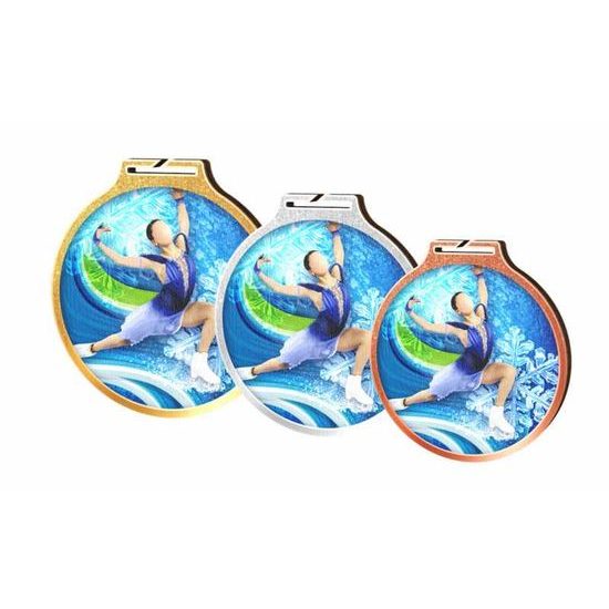 Medaile MDAW002M75 | Krasobruslení