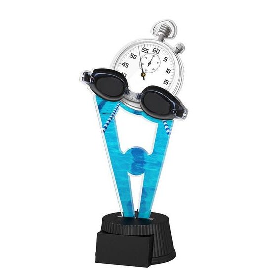 Acryltrophäe ACUTN001M38 | Schwimmen