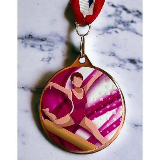 Kovová medaile MDLMAXM45 | Gymnastika