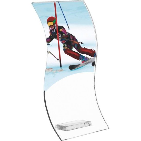 Sklenená trofej CRS4142M1 | Zjazd a slalom