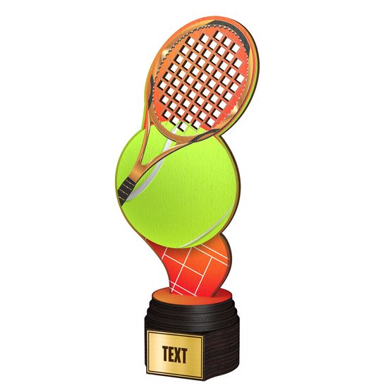 Dřevěná trofej ACTCW033 | Tenis