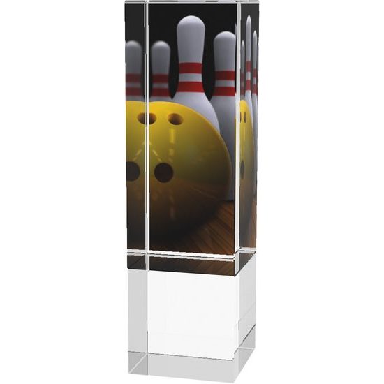 Skleněná trofej CR4034M24 | Bowling